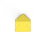 Envelope amarelo girassol 62x94 mm