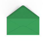 Envelope verde profundo 110x220 mm (DL)