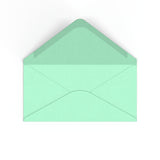 Envelope verde jade 110x220 mm (DL)