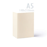 Conjunto de cartões e envelopes com acabamento de linho