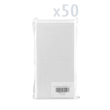 Conjunto de cartões e envelopes com acabamento martelado