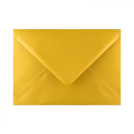 Envelope dourado metálico 133x184 mm
