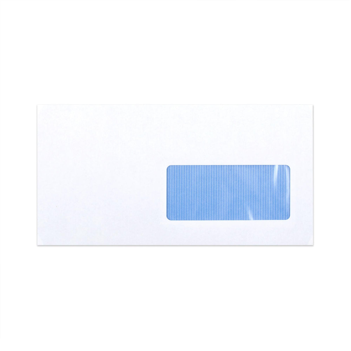 Envelope branco com impressão interior – janela 115x225 mm (DL+) 80gr/m²
