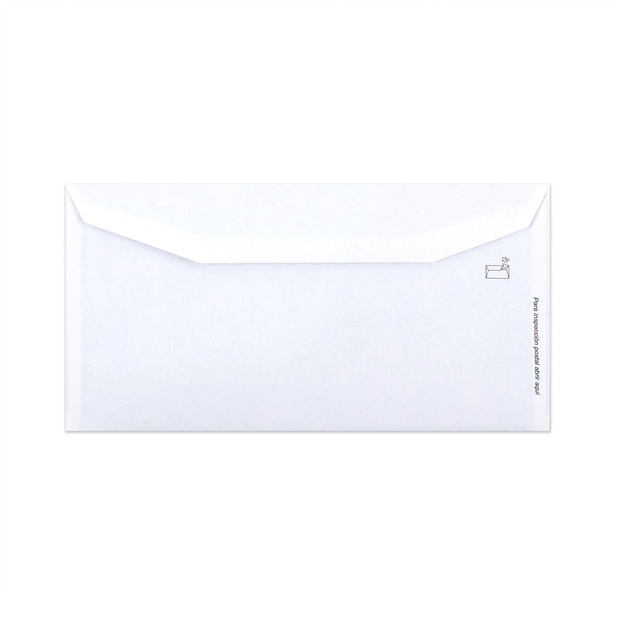 Envelope branco com impressão interior – janela 115x225 mm (DL+) 80gr/m²