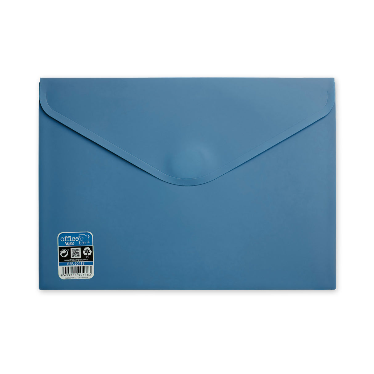 Envelopes de polipropileno V-LOCK Vital Colors com fecho de velcro