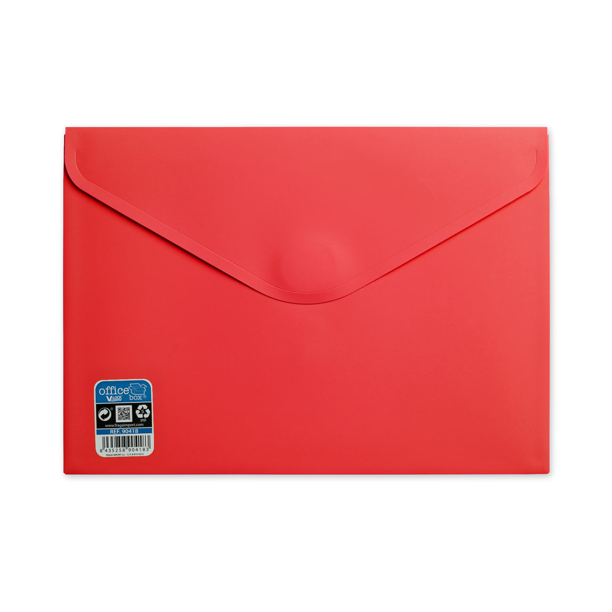 Envelopes de polipropileno V-LOCK Vital Colors com fecho de velcro