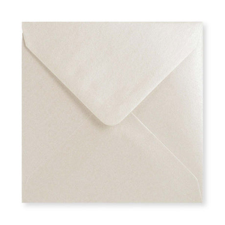 Envelope cor ostra – aba em diamante 130x130 mm