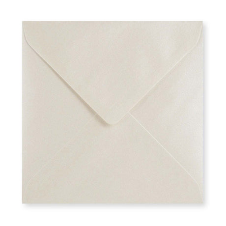 Envelope cor ostra – aba em diamante 155x155 mm
