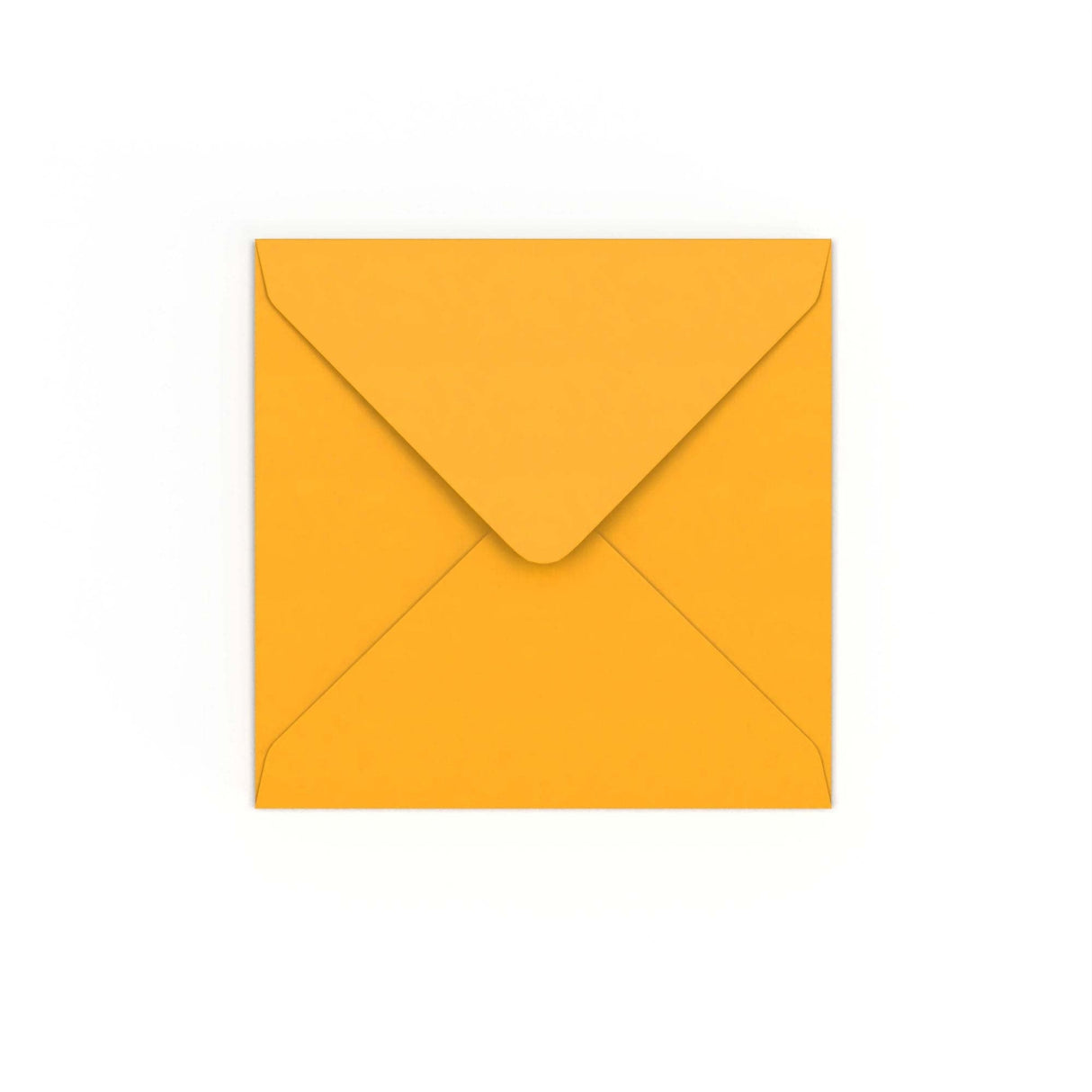 Envelope amarelo mostarda 130x130 mm