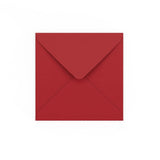 Envelope vermelho escuro 140x140 mm