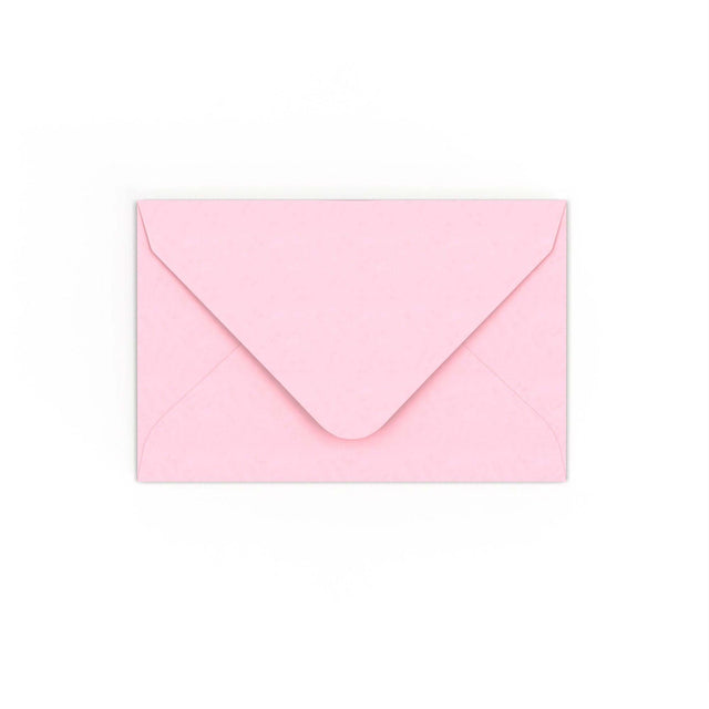 Pale Pink Gummed V-Flap Envelope (65 x 94mm)