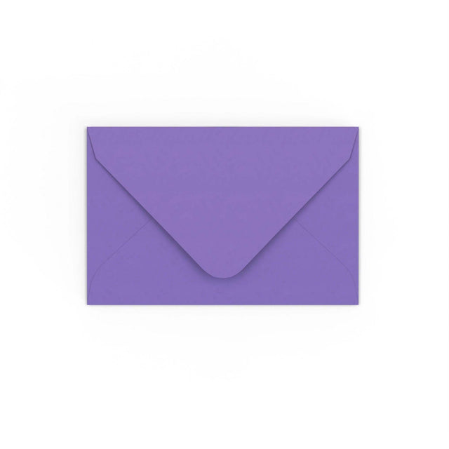 Purple Gummed V-Flap Envelope (65 x 94mm)