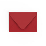 Envelope vermelho escuro 82x113 mm (C7)
