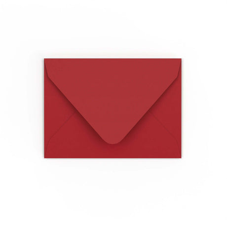 Envelope vermelho escuro 82x113 mm (C7)
