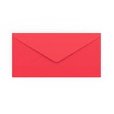 Envelope vermelho 110x220 mm (DL)