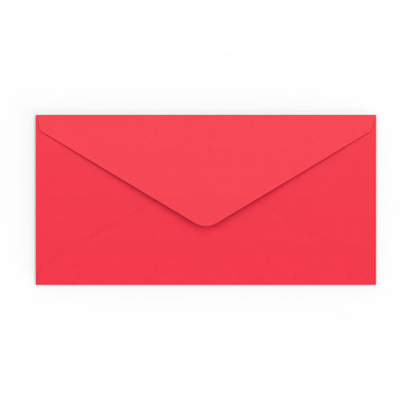 Envelope vermelho 110x220 mm (DL)