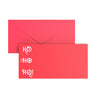 Christmas Envelopes HO HO HO Dark Red 110 x 220 mm (DL) Gummed