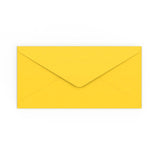 Envelope amarelo 110x220 mm (DL)