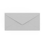 Envelope cinza pastel 110x220 mm (DL)