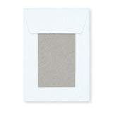 Envelope Branco com Cartolina ao Dorso 162x114 mm (C6)
