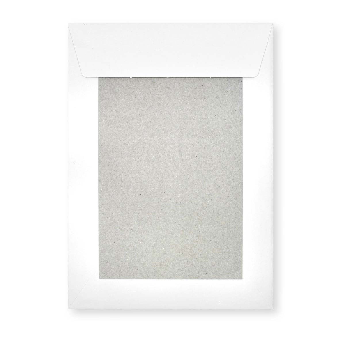 Envelope Branco com Cartolina ao Dorso 267x216 mm
