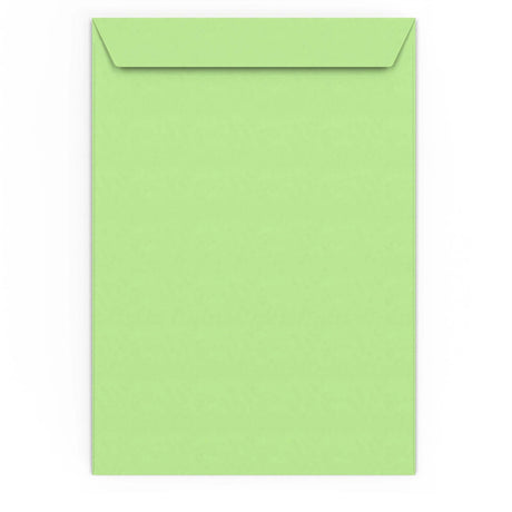 Envelope verde pastel 324x229 mm (C4)