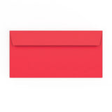 Envelope vermelho 110x220 mm (DL)