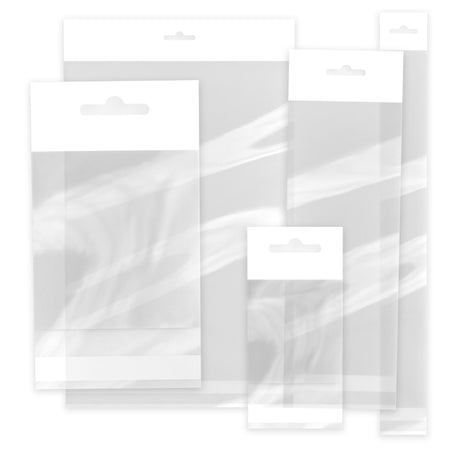 Sacos de celofane com cabeçalho (OPP)