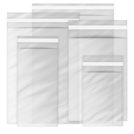 Sacos de polietileno transparentes