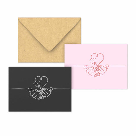 Envelopes para o Dia dos Namorados ”Compartilhar amor”