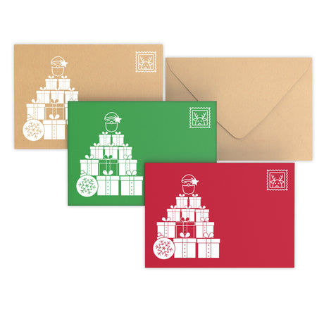 Envelope natalício Pai Natal
