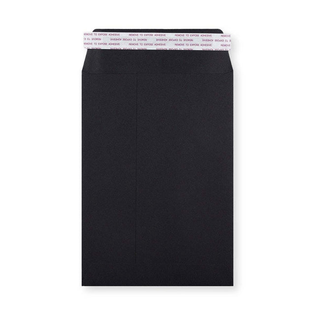 C5 Black Luxury Peel & Seal Envelope (229 x 162mm)