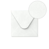 Envelope branco com efeito martelado 110x110 mm