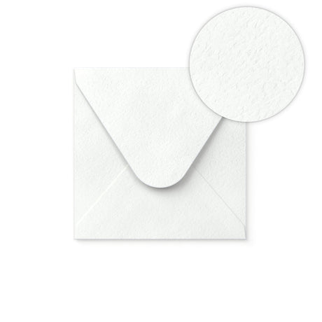 Envelope branco com efeito martelado 110x100 mm