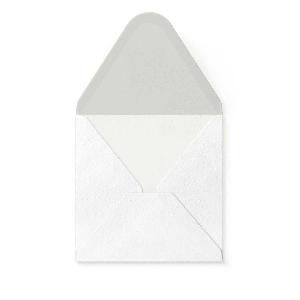 Envelope branco com efeito martelado 110x110 mm