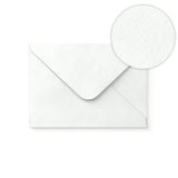 Envelope branco com efeito martelado 125x175 mm