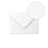 Envelope branco com efeito martelado 82x113 mm (C7)