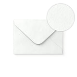 Envelope branco com efeito martelado 114x162 mm (C6)