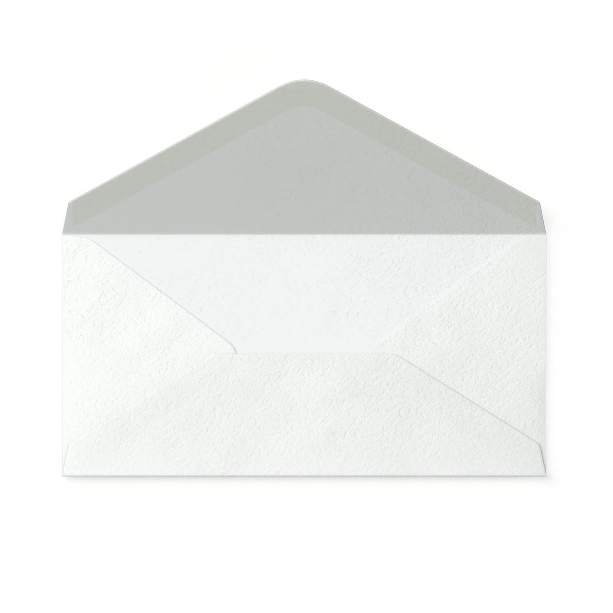 Envelope branco com efeito martelado 110x220 mm (DL)