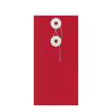 Envelopes coloridos com fecho de corda e anilha