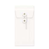 Envelopes com fecho de corda e arruela e reforço