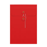 Envelopes com fecho de corda e arruela e reforço