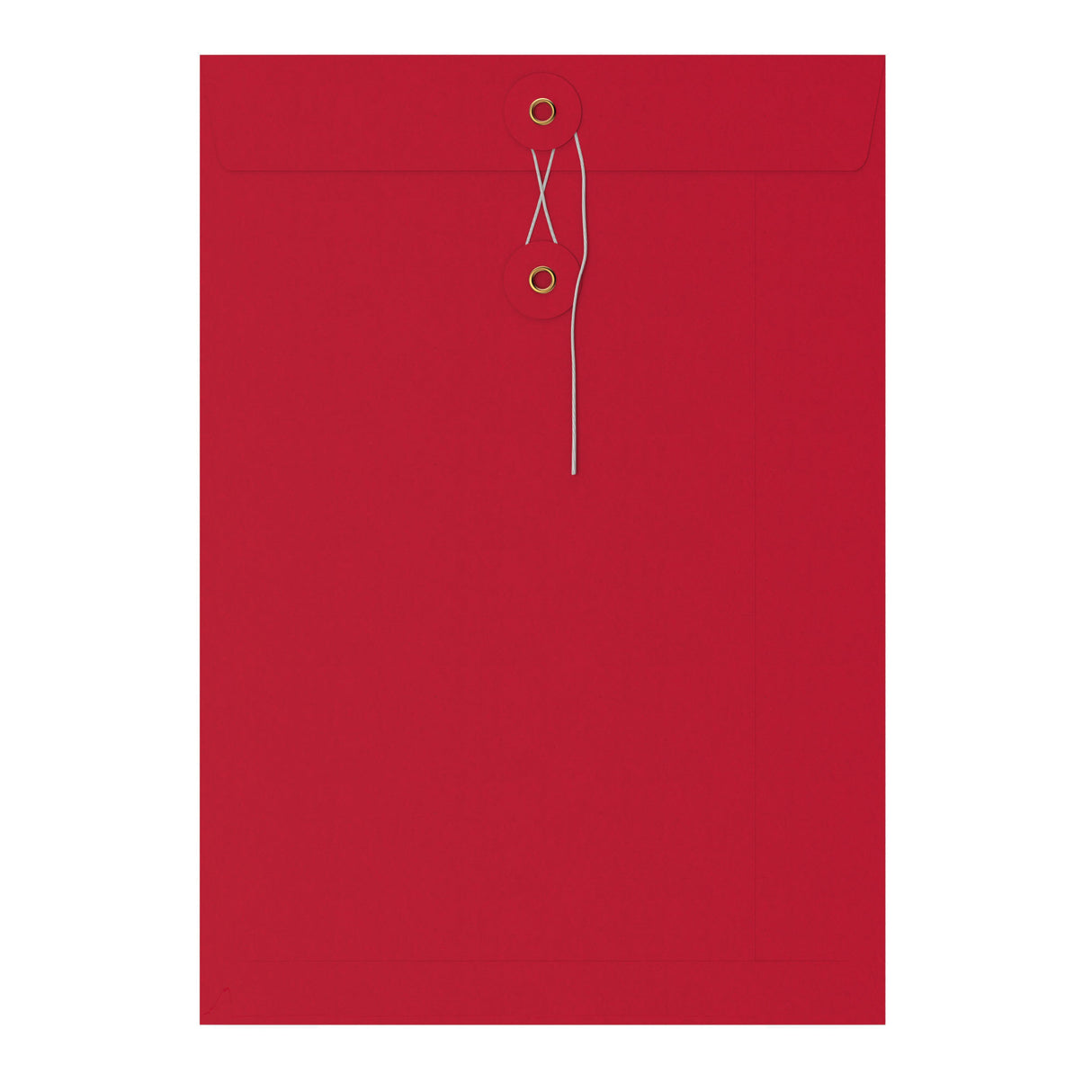 Envelopes coloridos com fecho de corda e anilha