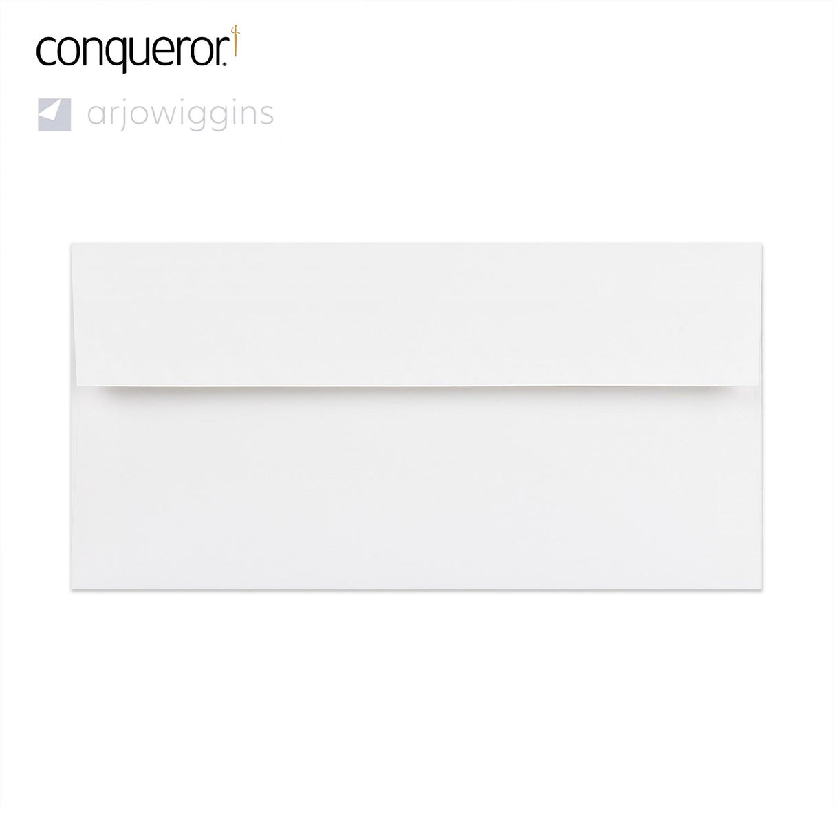 Envelope branco brilhante Conqueror 110x220 mm (DL)