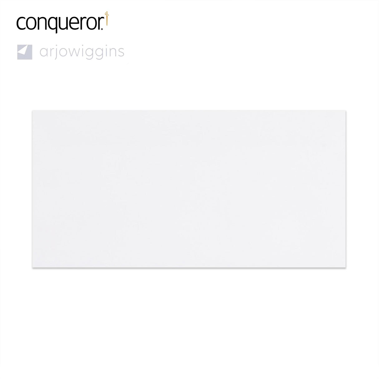 Envelope branco intenso vergê Conqueror 110x220 mm (DL)